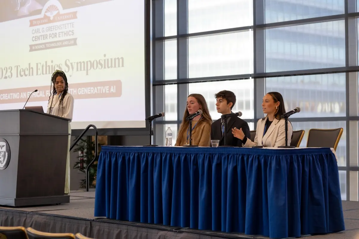 Algorithms & Extremism with Dr. Anna Floerke Scheid at Duquesne University