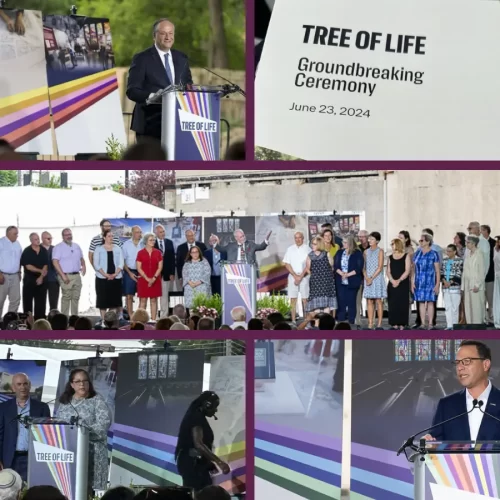 The Tree of Life Groundbreaking Ceremony